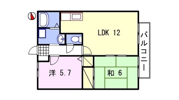 コスモハイツの物件間取画像